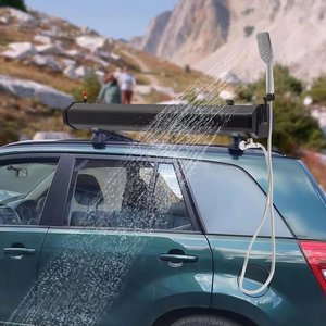Kangrun nouveau 20L voiture toit route <span class=keywords><strong>douche</strong></span> <span class=keywords><strong>solaire</strong></span> avec <span class=keywords><strong>douche</strong></span> à main pour randonnée lavage de voiture nettoyage pour animaux de compagnie vacances à la plage - Product Image 6