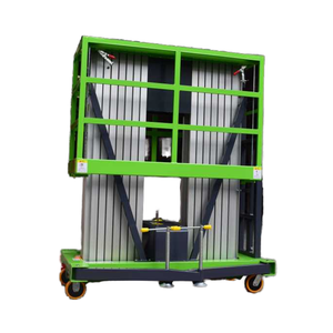 Échelle de plate-forme de travail aérien de levage électrique hydraulique de double colonne de 14m - Product Image 6