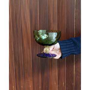 Juego de Seis Vasos de Vidrio de Murano Nason Moretti, Color Sandra, Hechos en Venecia, Aptos para Lavavajillas, 12x11.5 cm de Altura - Product Image 3