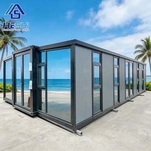 บ้านคอนเทนเนอร์เหล็กเบาขนาด 40 ฟุต 20 ฟุต แบบขยายได้ 1 2 3 4 5 ห้องนอน บ้านเคลื่อนที่ทันสมัยสำหรับขาย บ้านพักสำหรับผู้สูงอายุ - Product Image 1