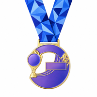 Médailles de finisseur de course sportives en métal moulé creux, personnalisables avec votre propre design, imprimées en typographie, pour marathons 5K et 10K