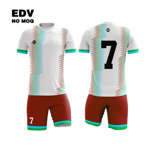 Camiseta de Fútbol para Niños al por Mayor, OEM, con Número Personalizado, Suave, Transpirable, de Secado Rápido, para Uniformes de Equipo - Product Image 2