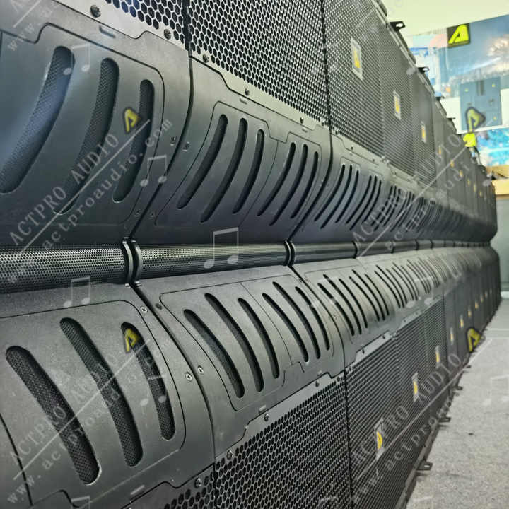 Ground Stack Line Array - VTXV25 Double 15 Inch Speakers