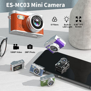 Câmera <span class=keywords><strong>Mini</strong></span> Keychain com Luz LED de Tamanho Pocket, 6 Filtros, Câmera Pequena 1080P para Crianças e Adultos, Presente de Câmera Vintage - Product Image 2