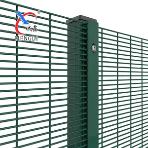 CHINA Manufacturer High Security Welded Wire Mesh Panels Powder Coated 358 Anti Climb Fence