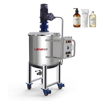 Mélangeur planétaire en acier inoxydable de haute qualité pour liquides, machine de mélange et de chauffage pour produits de lavage du visage