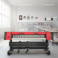 Nouvelle imprimante numérique automatique 1,8 m pour traceur, impression de bannières en vinyle et flex, éco-solvant XP600 I3200