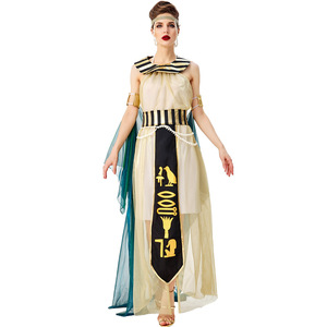 Costume <span class=keywords><strong>de</strong></span> scène <span class=keywords><strong>de</strong></span> la reine égyptienne <span class=keywords><strong>Cléopâtre</strong></span> pour Halloween, idéal pour <span class=keywords><strong>une</strong></span> performance d'opéra - Product Image 3