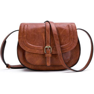 Minimalist Genuine Leather <b>Crossbody</b> <b>Bag</b> Black Buckle Closure All Seasons Women's <b>Mini</b> <b>Bag</b> - Product Image 6