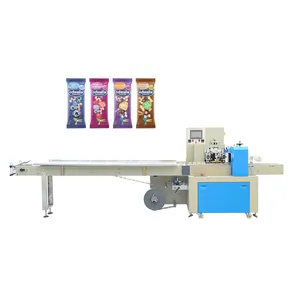 KD-260A Automatic Sugar / Candy / Small Electronic Element Pillow-type Packing Machine Multi-function Packaging Machine Pouch