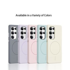 เคสโทรศัพท์ซิลิโคนเหลวสำหรับ <span class=keywords><strong>Samsung</strong></span> S25เคสกล้องโลหะโลหะแม่เหล็ก - Product Image 6