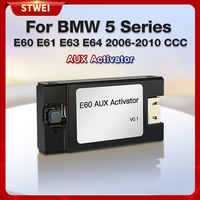 Activateur AUX pour autoradio STWEI pour BMW Série 5 E60 E61 E63 E64 CCC 2006 - 2010 Voiture d'origine sans AUX