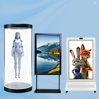 Écran publicitaire LED LCD 55/43 pouces : haute luminosité, étanche, écran d'affichage numérique mural (Android)