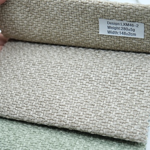Tissu d'ameublement YAYU 100% polyester <span class=keywords><strong>280</strong></span>+50gsm, tissé, aspect <span class=keywords><strong>lin</strong></span> fantaisie, uni, respirant, poids moyen, imperméable - Product Image 5