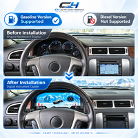 Compteur de vitesse numérique LCD pour tableau de bord de voiture, remplacement Plug and Play pour GMC Yukon Chevrolet Tahoe Silverado 2007-2013