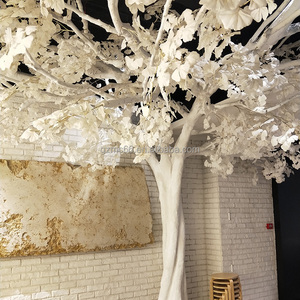 Tùy Chỉnh Nhân Tạo Cây Bạch Quả Cao Mô Phỏng Nghệ Thuật Cây Nhân Tạo Cho Trang Trí Trong Nhà Nhà Khách Sạn Cửa Hàng Giả Trắng <span class=keywords><strong>Ficus</strong></span> Cây - Product Image 2