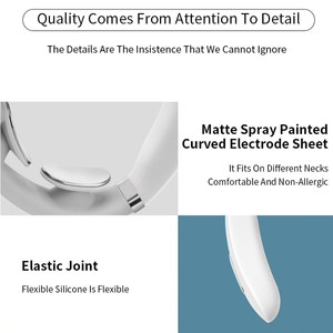 Masseur cervical électrique multifonctionnel chauffant rechargeable par USB, nouveau design pour usage domestique, employés de bureau, beauté personnelle - Product Image 4