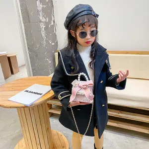 2021 modische Single Shoulder Lock Handtasche Cross body Cute Mini Kid Geldbörsen und Handtaschen Mädchen
