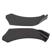 Pour voiture universelle BMW, spoiler avant noir, kit carrosserie, diffuseur