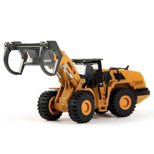 Sanjoyo SJY-1716 Camión Grúa de Madera a Escala 1:50, Construcción de Metal y Madera, Juguete de Ingeniería para Niños - Product Image 1