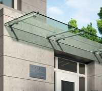 Auvent de balcon rétractable en verre Prima, facile à installer, de haute qualité, anti-poussière et imperméable