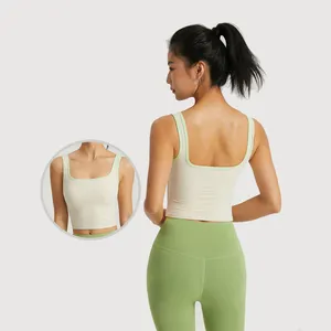 2023 Women Active Wear Female High Support Sports Bra Sport Training Vest Girls Vest Full Stylish Women's Crop Top Por Mayor