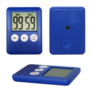 Minuteur de cuisine numérique électronique miniature en gros, nouvel arrivage, avec écran LCD en plastique, forme carrée mince et aimant au dos, <span class=keywords><strong>pas</strong></span> <span class=keywords><strong>cher</strong></span> - Product Image 3