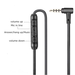 Câble audio de remplacement en PVC noir de 1,2 m, prise mâle-femelle 3,5 mm, conducteur en cuivre nu non blindé <span class=keywords><strong>pour</strong></span> QuietComfort - Product Image 6