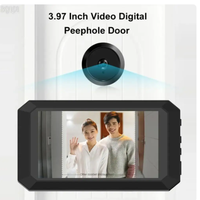 Pengintai Pintu Digital Video 3,97 Inci 2 MP Kamera Monitor Penglihatan Malam Pintar