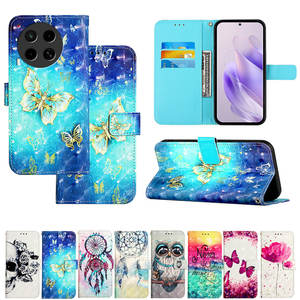 เคสหนังมีฝาพับตั้งได้ลายการ์ตูนสวยงามสำหรับ tecno camon 30 4G 5g/camon 30 <span class=keywords><strong>Pro</strong></span> 5g/30 PREMIER 3D - Product Image 1