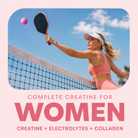 Poudre de créatine pour femmes en marque privée OEM 5g avec collagène, électrolytes, biotine, HA, sans sucre, hydratation, complément beauté