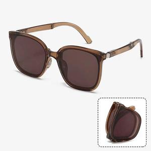 Lunettes de soleil pliables avec coussinets de nez à coussin d'air, protection solaire, mode, pour la conduite, protection UV, avec étui - Product Image 3