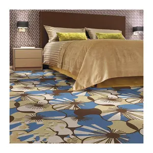 定制便宜的环绒提花地毯酒店KTV剧院娱乐场所装饰地毯。