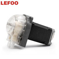 LEFOO 12/24v Moteur pas à pas à vitesse réglable Pompe péristaltique Fabricant 200 ml/min Pompe péristaltique pour le dosage des boissons