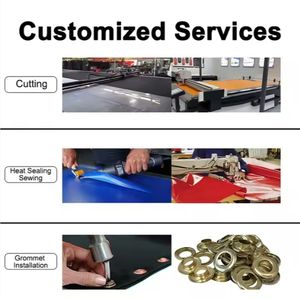 Горячая продажа популярный цвет подгонять водонепроницаемый ПВХ покрытием брезент ткань для груза - Product Image 6