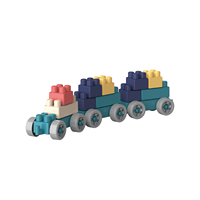Juego de Bloques de Construcción de 260 Piezas, Educativo, para Armar, Modelo de Edificios Modernos, Juguete para Niños de 2 a 4 y de 5 a 7 Años, Bloques de Construcción Resistentes, Caja de Regalo