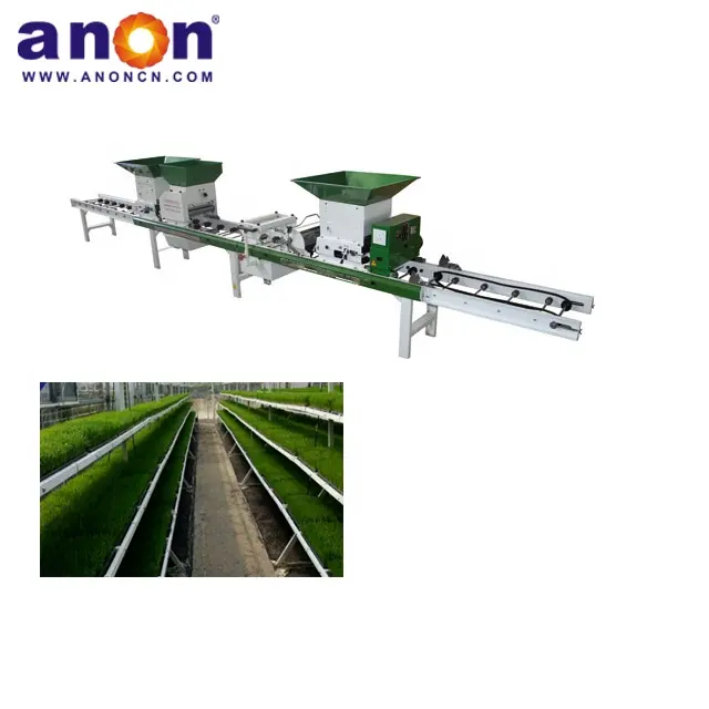 ANON 자동 논 씨앗 보육 파종 기계 쌀 모종 기계