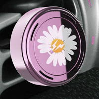 Diffuseur de parfum pour voiture en métal à clipser sur grille d'aération, désodorisant automobile, parfum longue durée, vente en gros
