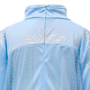 Fée Halloween Party TV Film Costumes Enfants Filles Cosplay Hiver <span class=keywords><strong>Anna</strong></span> Elsa <span class=keywords><strong>Reine</strong></span> <span class=keywords><strong>Des</strong></span> <span class=keywords><strong>Neiges</strong></span> Bleu Foncé Boutique Robes - Product Image 6