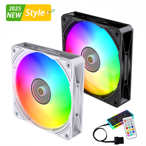 Lovingcool 120mm ARGB RGB hava PC Fan <span class=keywords><strong>CPU</strong></span> soğutucu ve oyun radyatör işlemci bilgisayar Atx durumda soğutma hayranları ile - Product Image 1