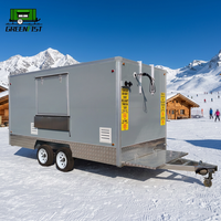 Chariot de bar mobile en fibre de verre Greenfist GF-420 2025 – Camionnette à hot-dogs, restauration rapide, snacks, boissons, café, remorque de traiteur