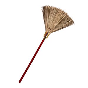 Escoba de jardín duradera de palo de coco con mango de madera, escoba indonesiana Lidi para barrer - Product Image 4