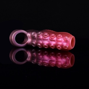NNSX Open Ended Penis Sleeve Hollow Tentacle <b>Dildo</b> for Men Penis Enlargement Sleeve Silicone Sheath Flexible Sheath Sex Toys - Product Image 5