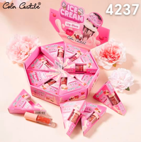 Nouveau gloss à lèvres 2025, couleur crème glacée, motif dessin animé, longue tenue, agent hydratant nutritif, rouge à lèvres