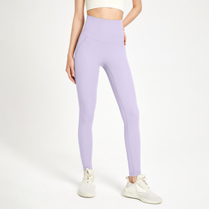 Leggings de yoga athlétiques avec contrôle du ventre, doublure antibactérienne, poche arrière, pantalon taille haute, collants de sport - Product Image 4