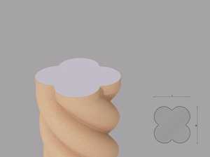 Ensemble de colonnes romaines <span class=keywords><strong>en</strong></span> <span class=keywords><strong>polystyrène</strong></span> économique - Durable, écologique, avec un chapiteau sculpté, base robuste, installation facile pour l'entrée de villa - Product Image 4