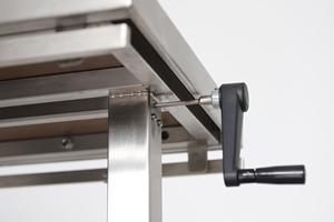 Manija basculante que ajusta la altura de la Mesa de mascotas sobre la mesa de instrumentos 4 ruedas frenadas Plataforma de operación de mascotas móvil - Product Image 6
