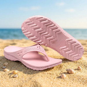 Taiwan Made OEM ODM Sustainable EVA Summer Casual Open Toe Anti-Slip Waterproof Flip Flops for Ladies - Product Image 1