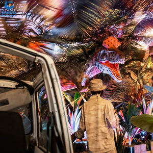 Modelo de Dinosaurio Animatrónico de Cuello Largo, Impermeable, para Parques Temáticos Interiores/Exteriores, SGAD0100, en Venta para Centros Comerciales y Jardines - Product Image 3