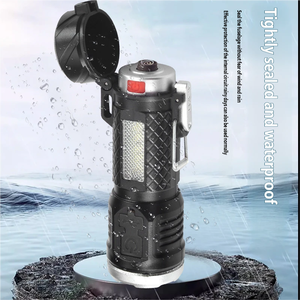 Torcia Ricaricabile a 3 Luci Multifunzione Portatile con Accendino per Emergenze, Lavoro e Attività all'Aperto - Product Image 3